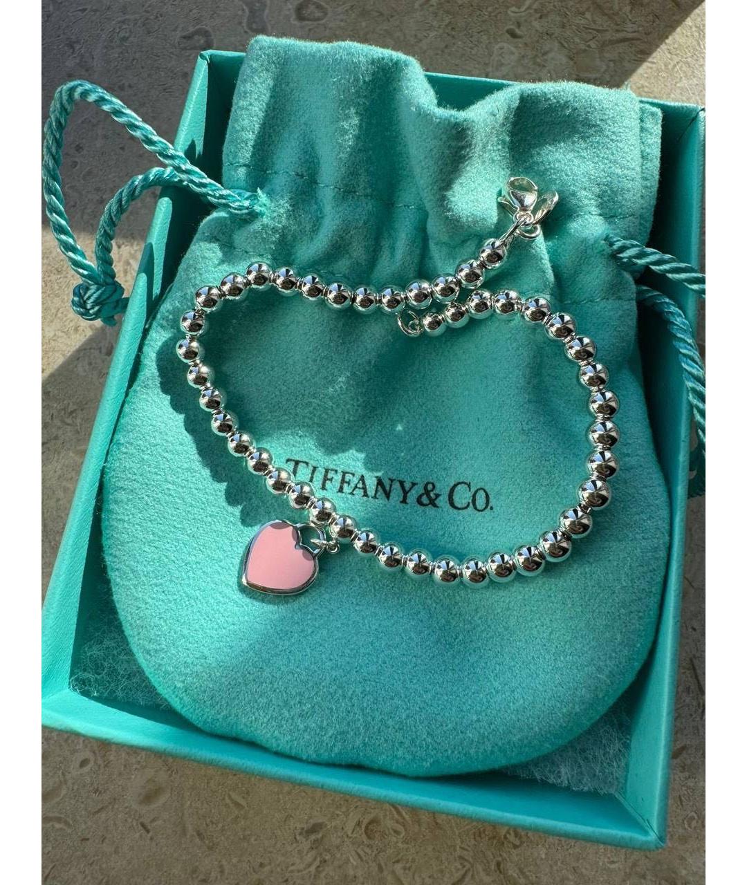 TIFFANY&CO Серебряный серебряный браслет, фото 2