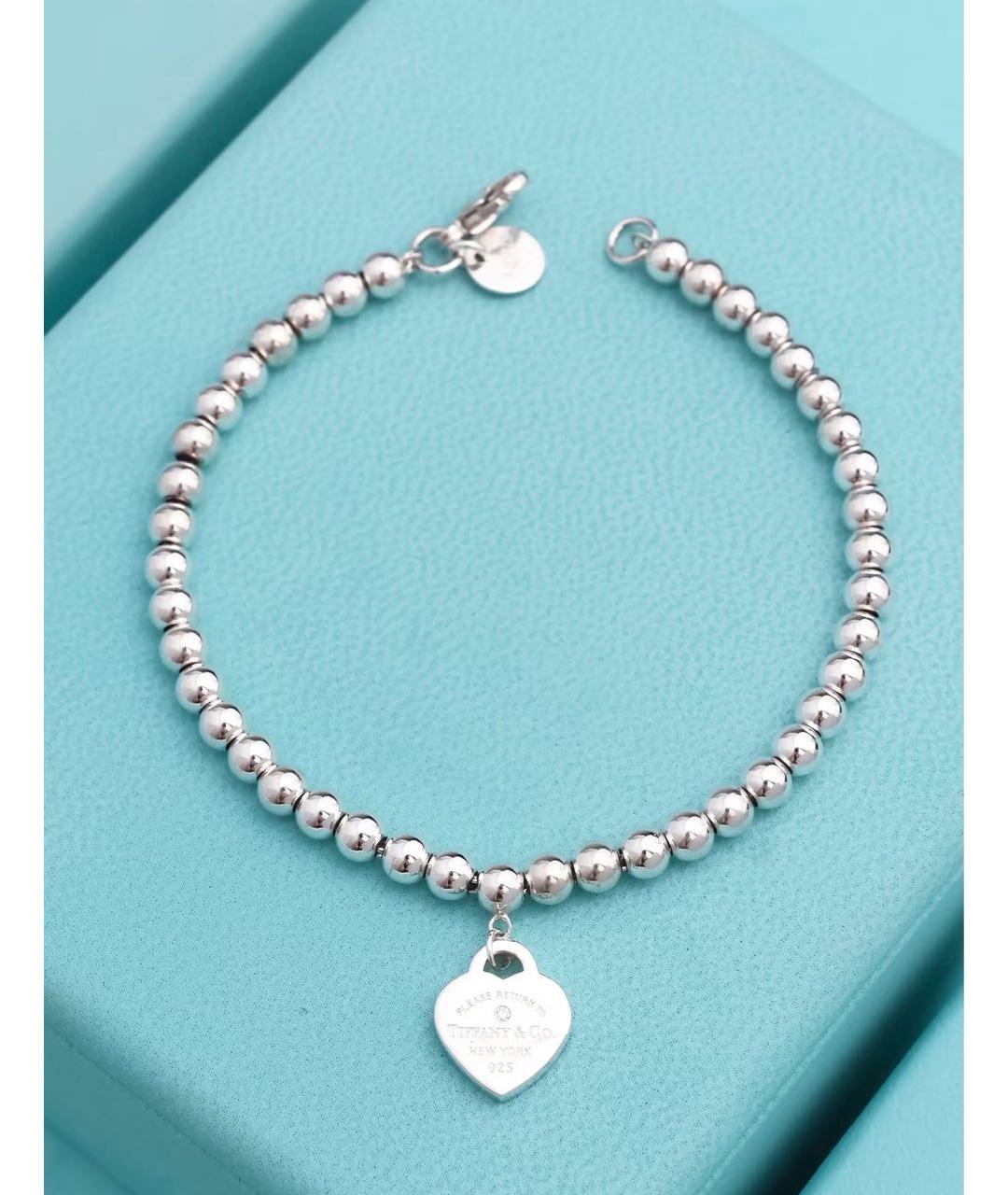TIFFANY&CO Серебряный серебряный браслет, фото 6