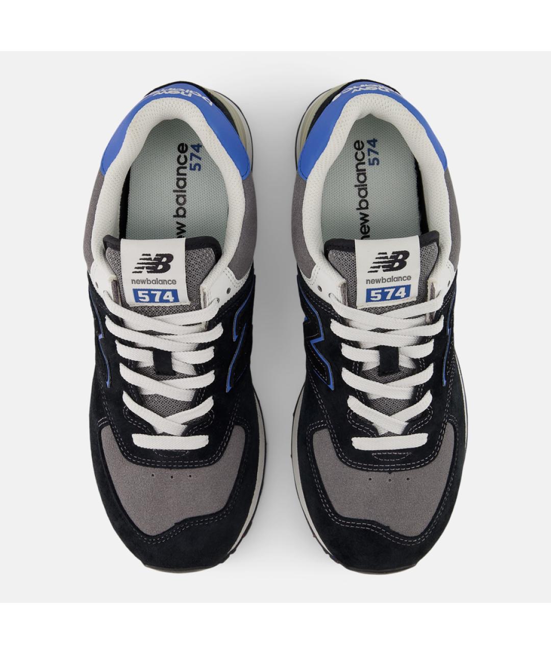 NEW BALANCE Антрацитовые замшевые кроссовки, фото 3