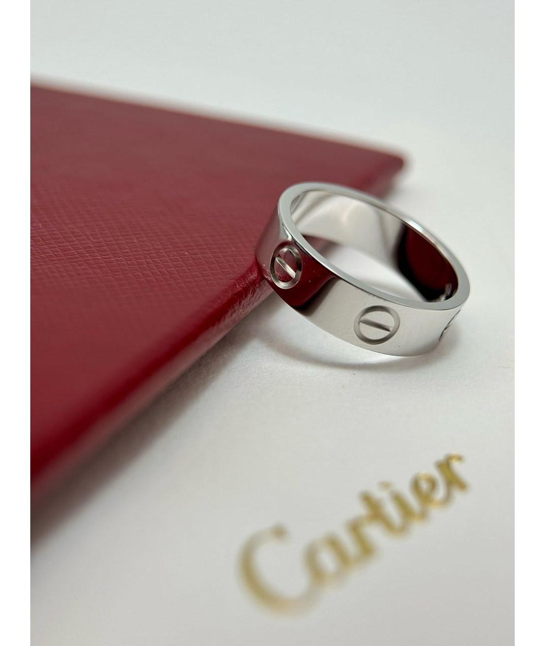 CARTIER Серебряное кольцо из белого золота, фото 3