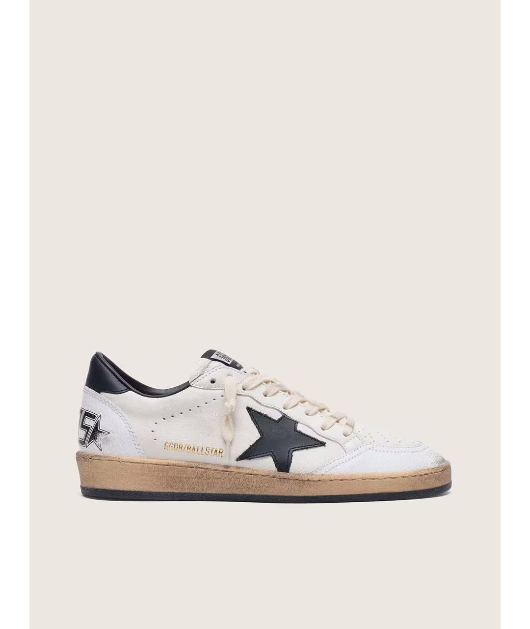 GOLDEN GOOSE Белые кожаные кеды, фото 9