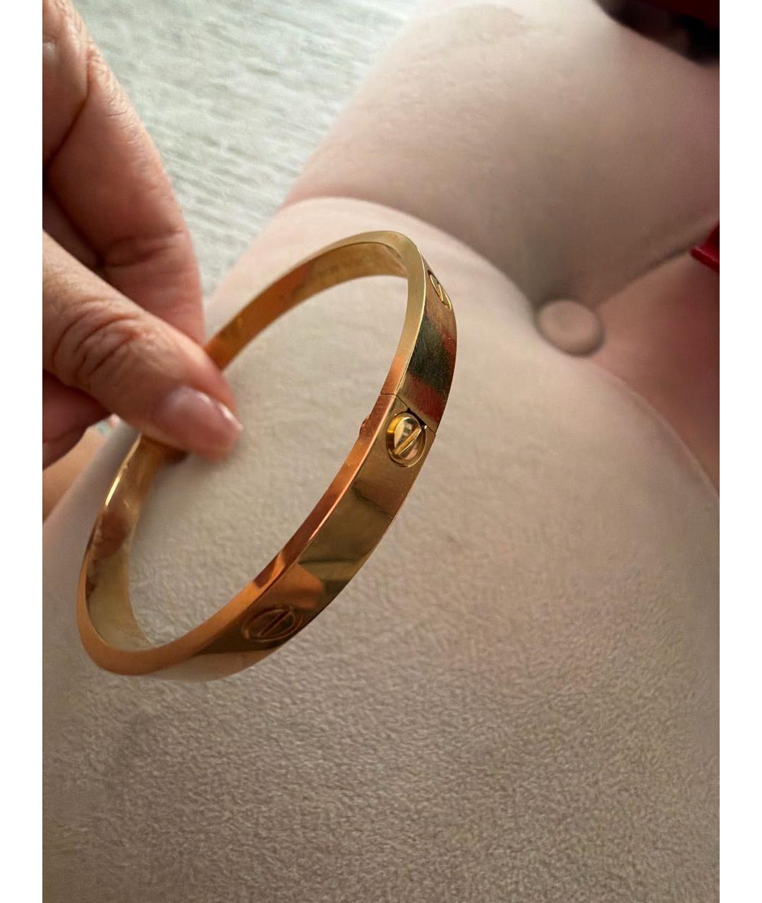 CARTIER Золотой браслет из желтого золота, фото 4