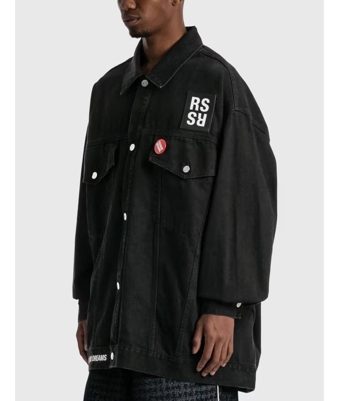 RAF SIMONS Черная деним куртка, фото 8