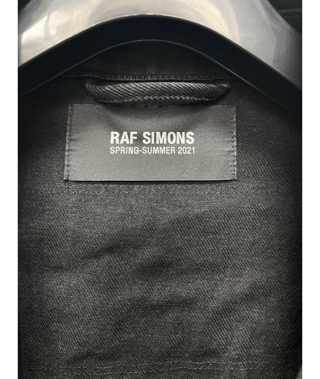 RAF SIMONS Черная деним куртка, фото 3