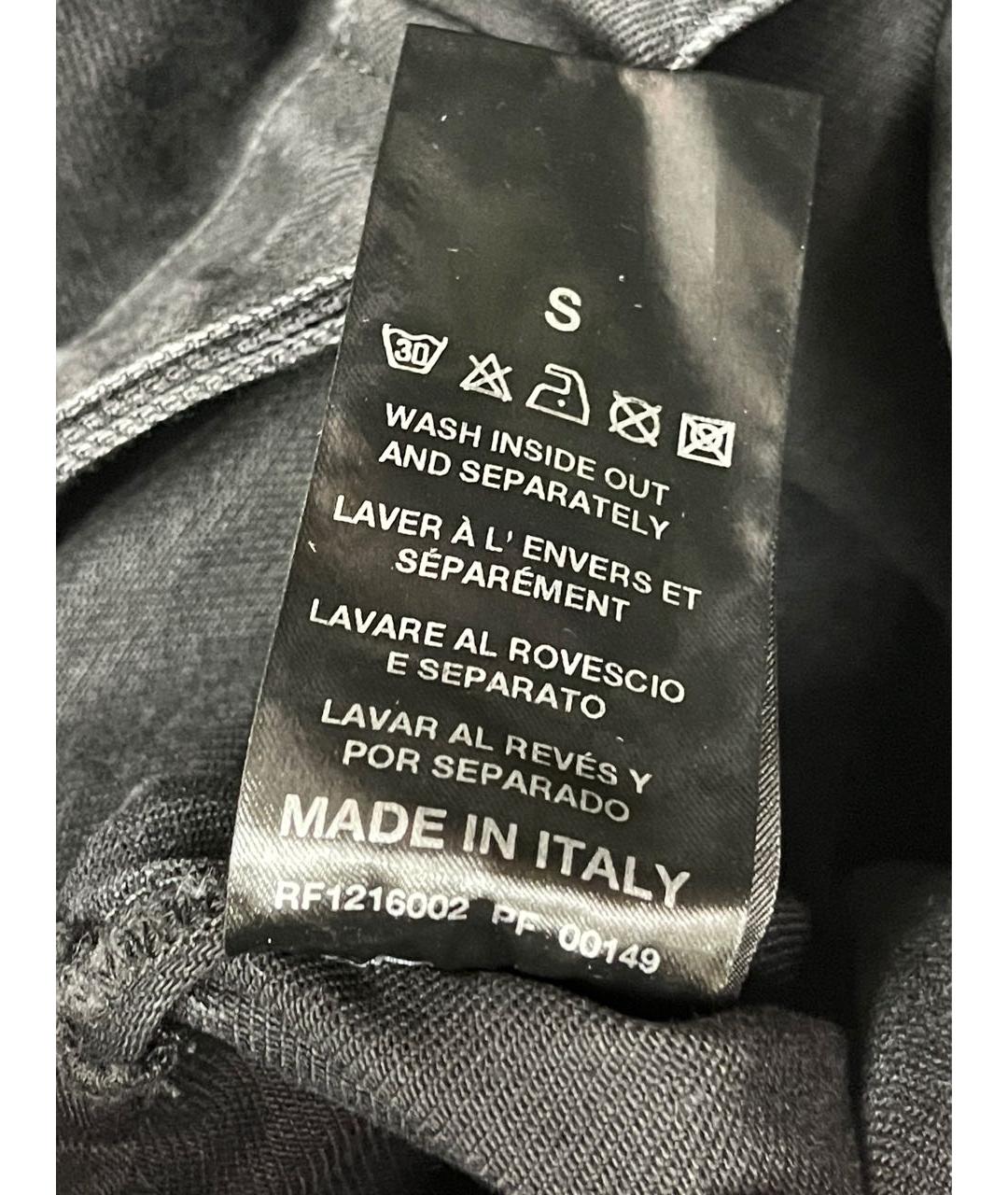 RAF SIMONS Черная деним куртка, фото 7