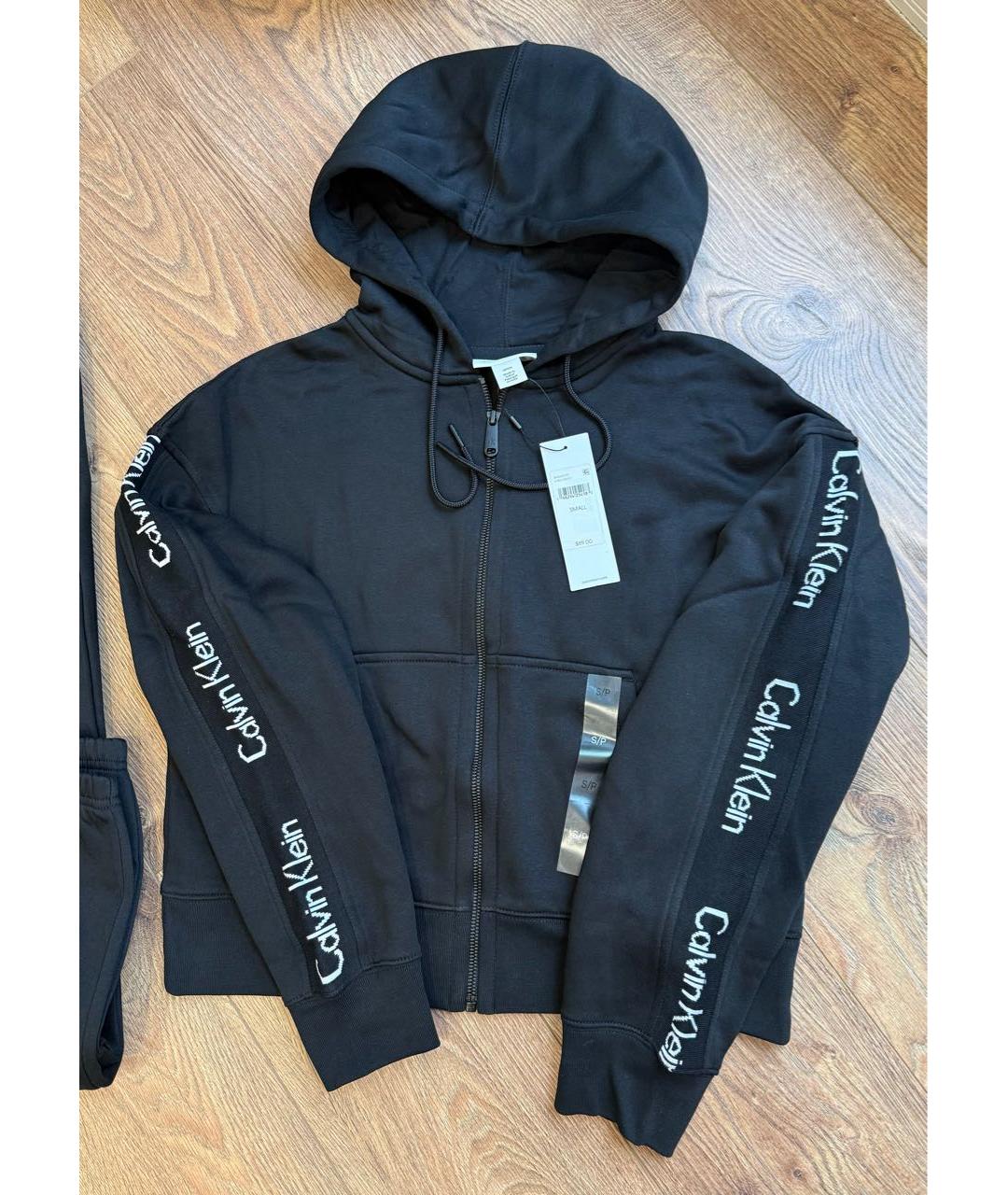CALVIN KLEIN Черный хлопковый спортивные костюмы, фото 2
