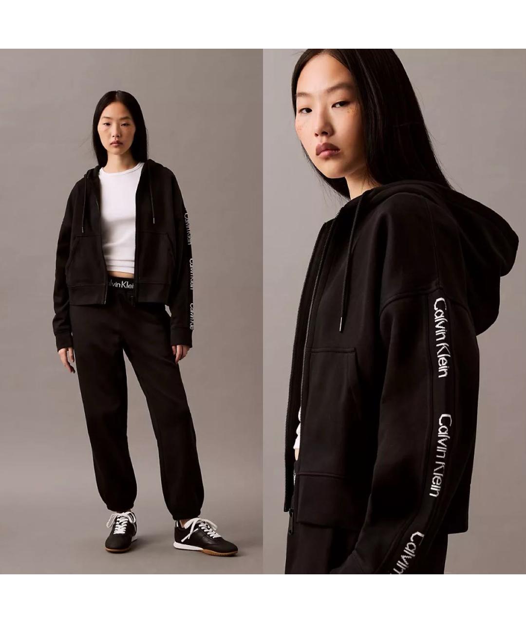 CALVIN KLEIN Черный хлопковый спортивные костюмы, фото 8