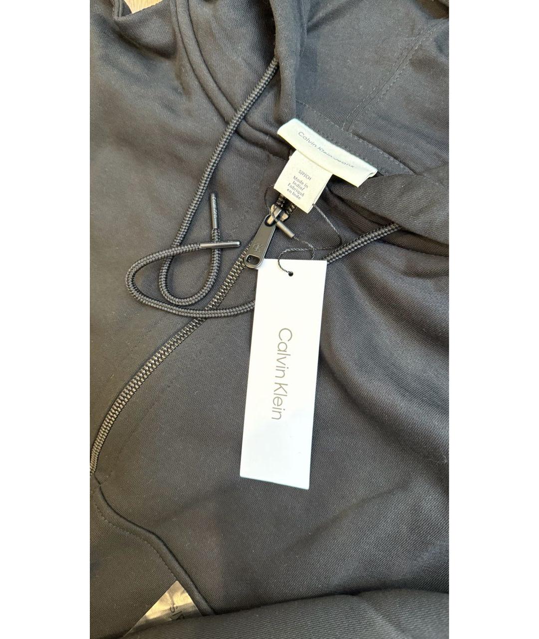 CALVIN KLEIN Черный хлопковый спортивные костюмы, фото 6
