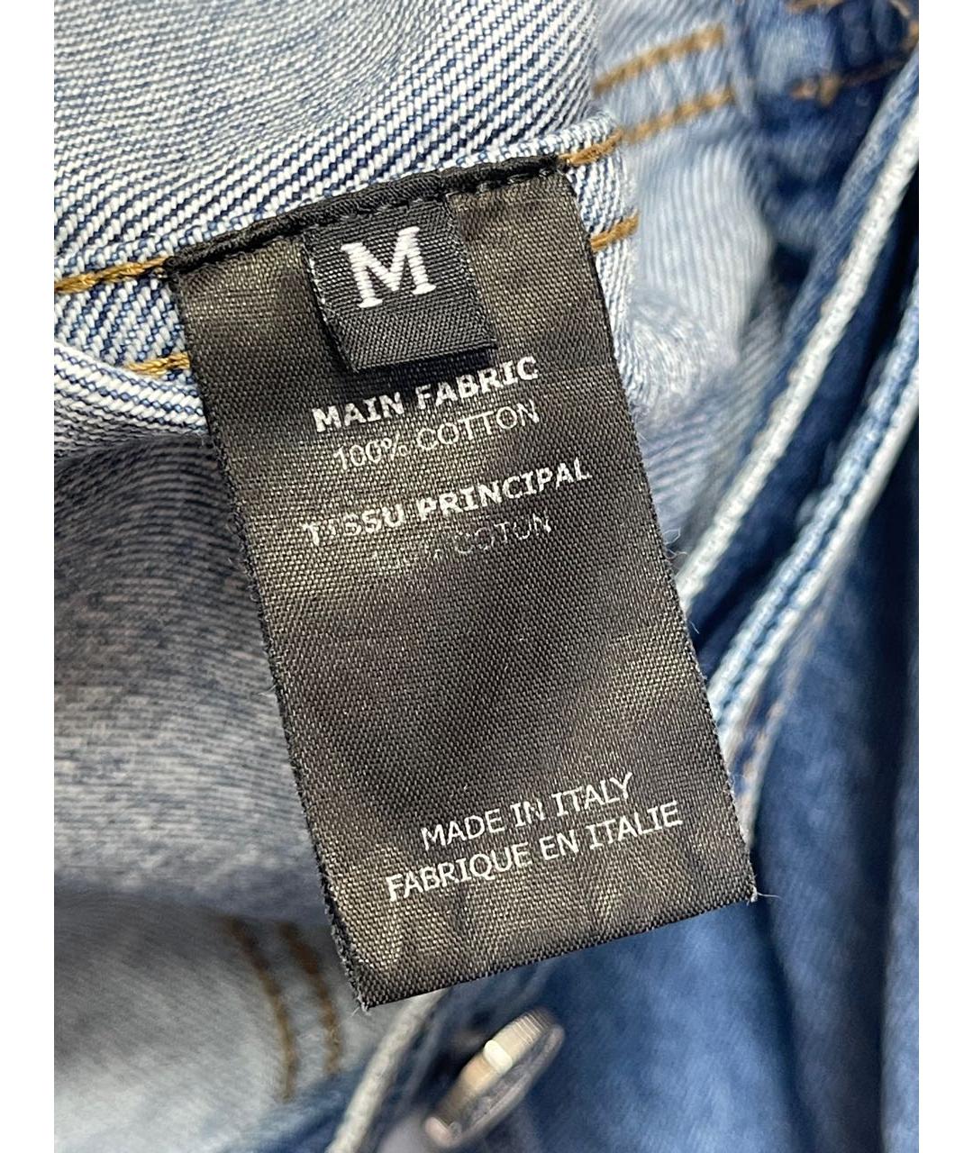 VETEMENTS Синяя деним куртка, фото 6