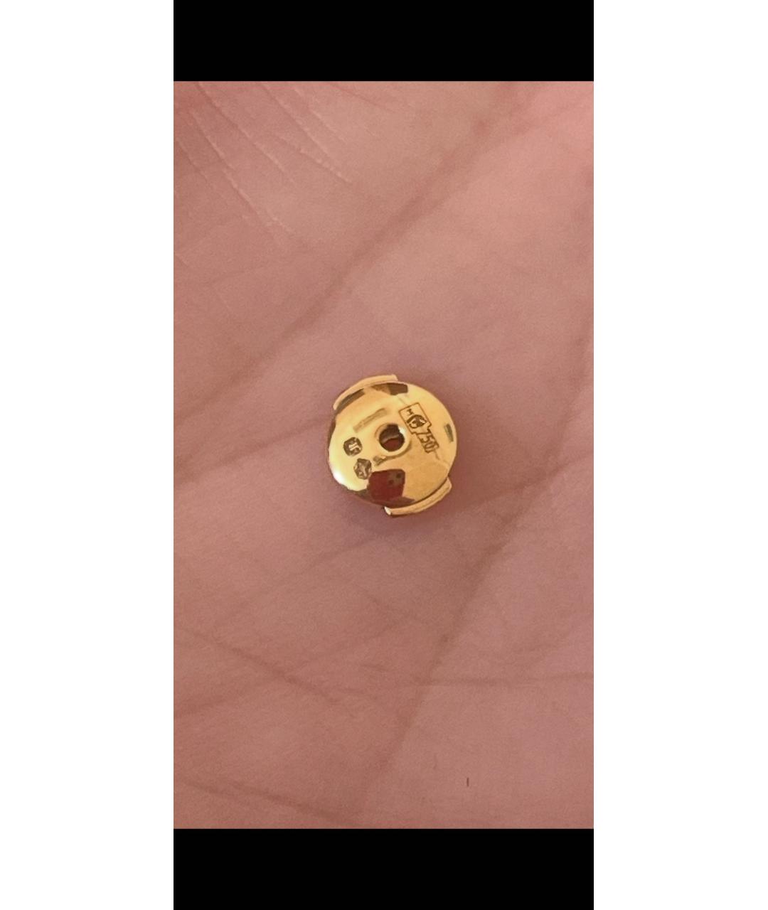 CARTIER Золотые серьги из желтого золота, фото 4