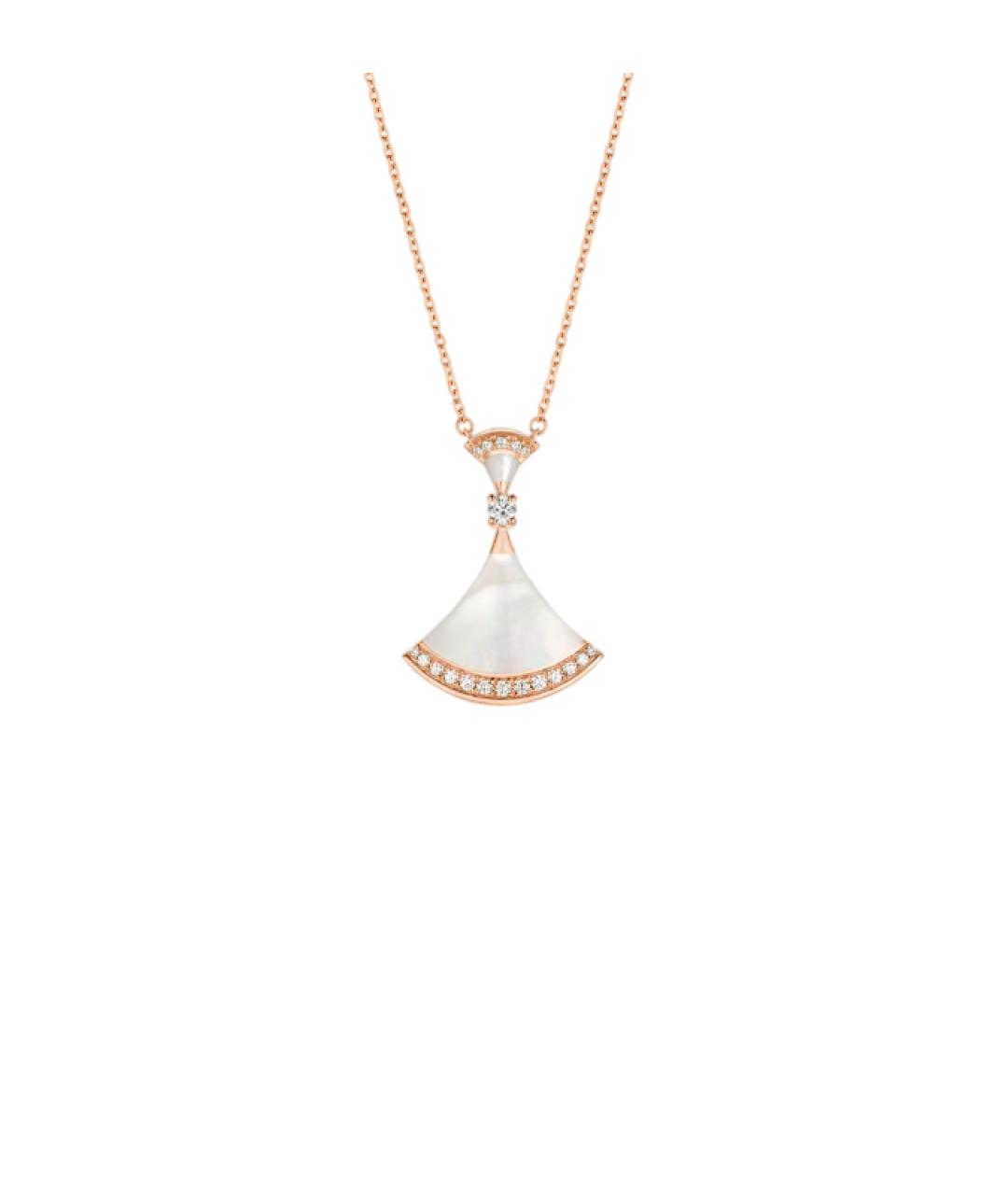 BVLGARI Белая подвеска, фото 5