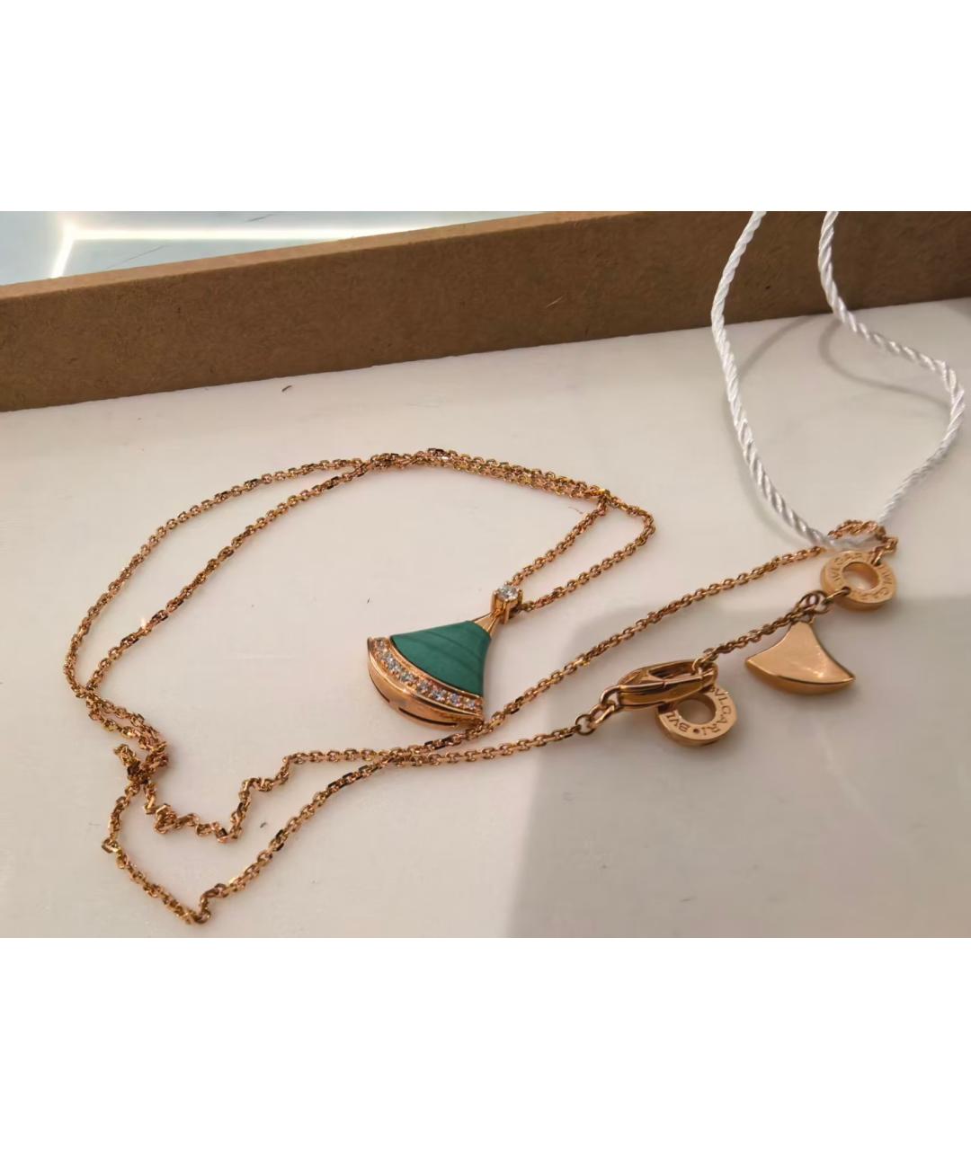 BVLGARI Зеленая подвеска, фото 3