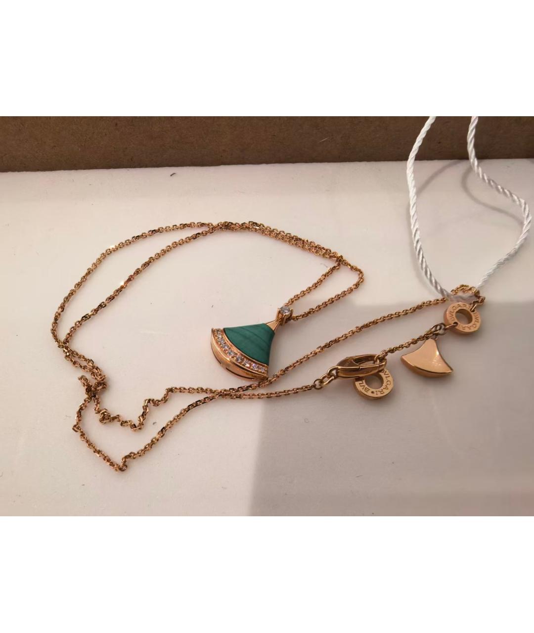 BVLGARI Зеленая подвеска, фото 4