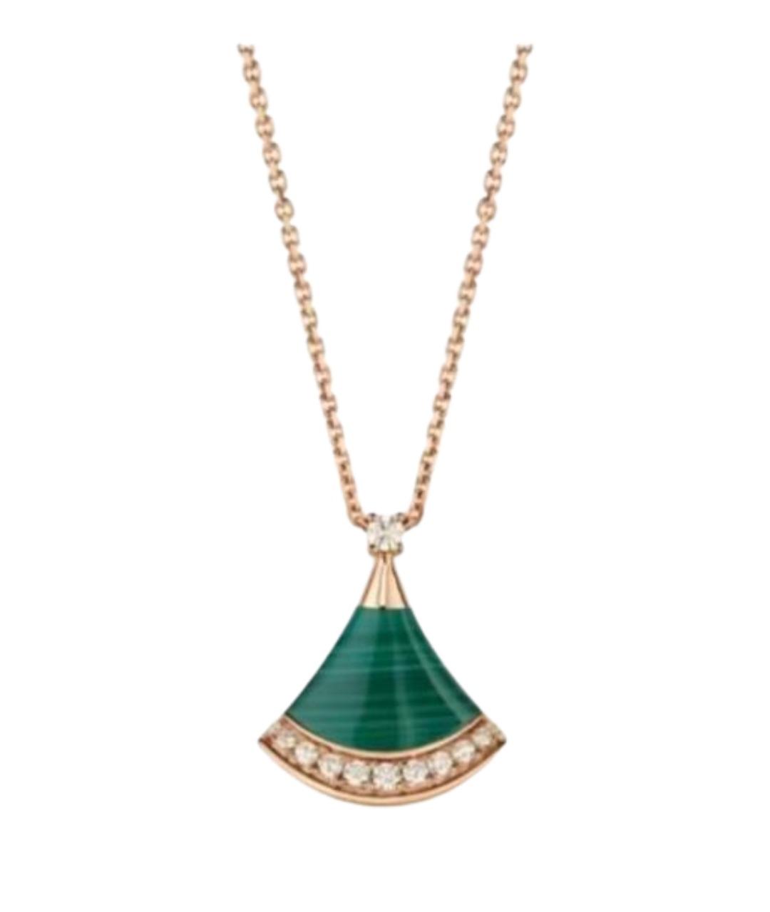 BVLGARI Зеленая подвеска, фото 1