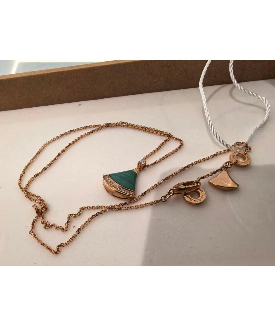 BVLGARI Зеленая подвеска, фото 2