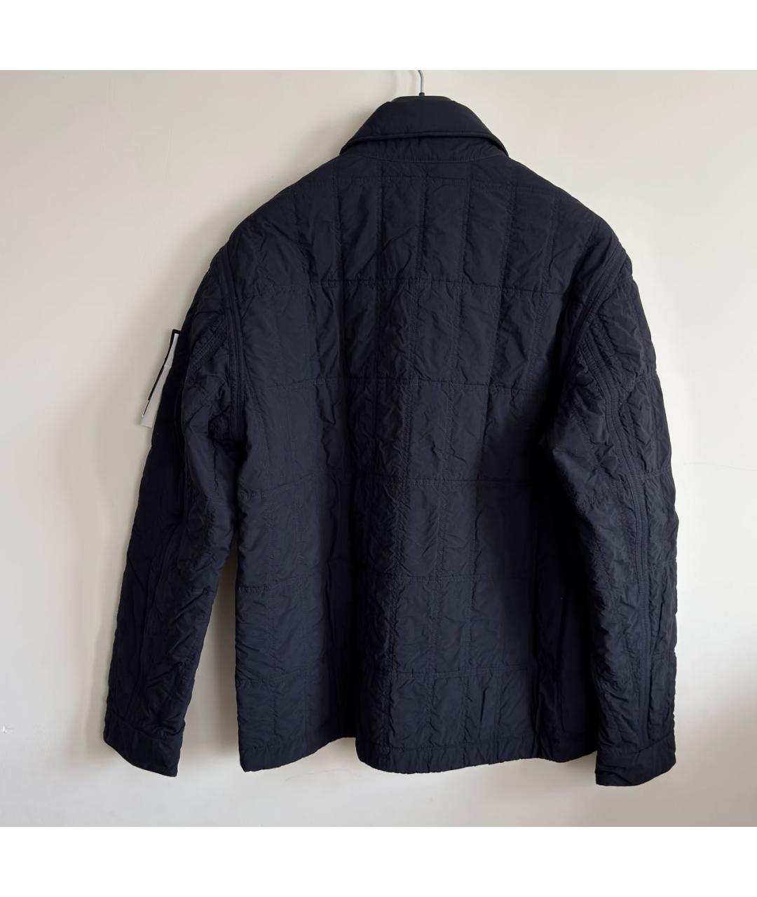 STONE ISLAND Темно-синяя куртка, фото 3