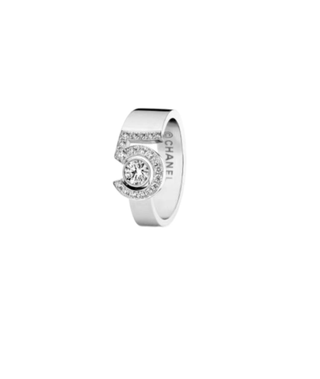 CHANEL Серебряное кольцо из белого золота, фото 4