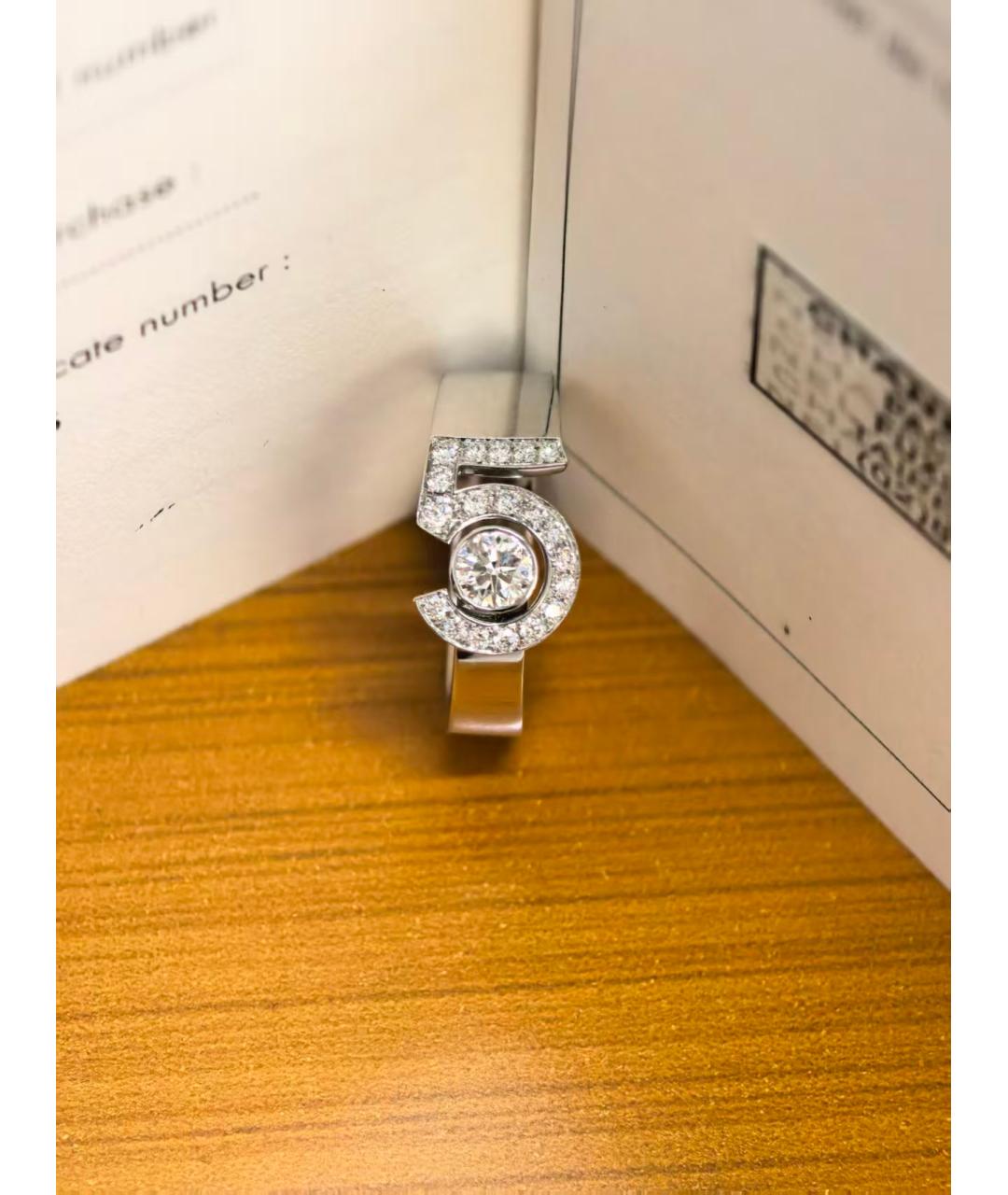 CHANEL Серебряное кольцо из белого золота, фото 2