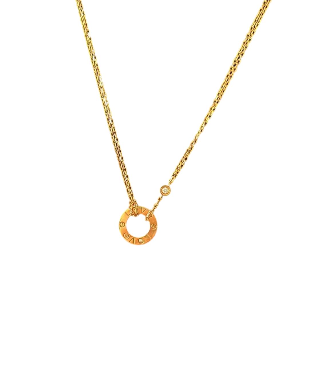 CARTIER Золотая подвеска, фото 5