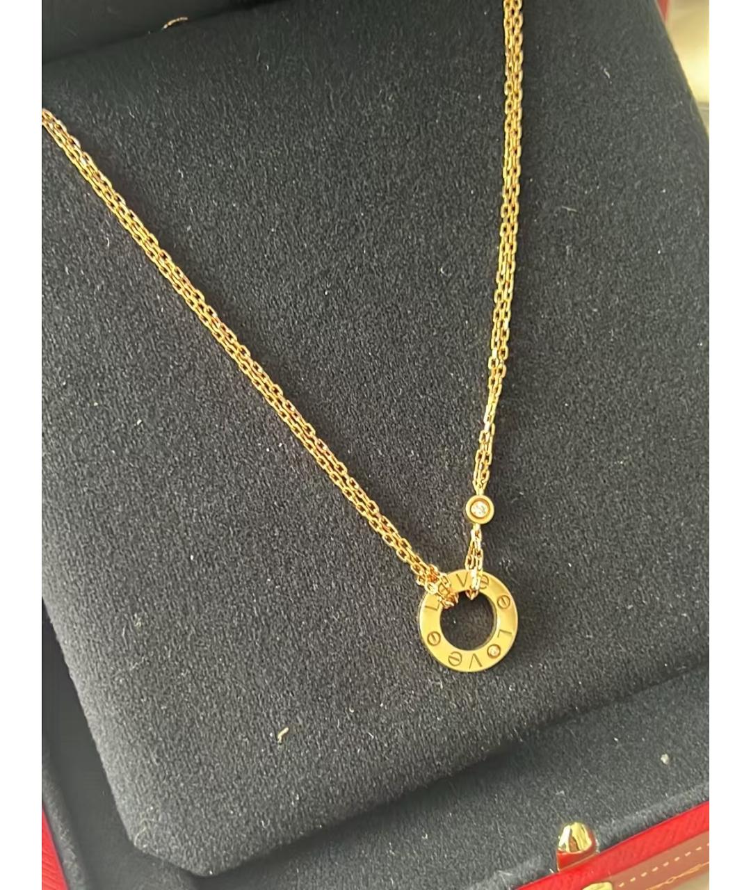 CARTIER Золотая подвеска, фото 3