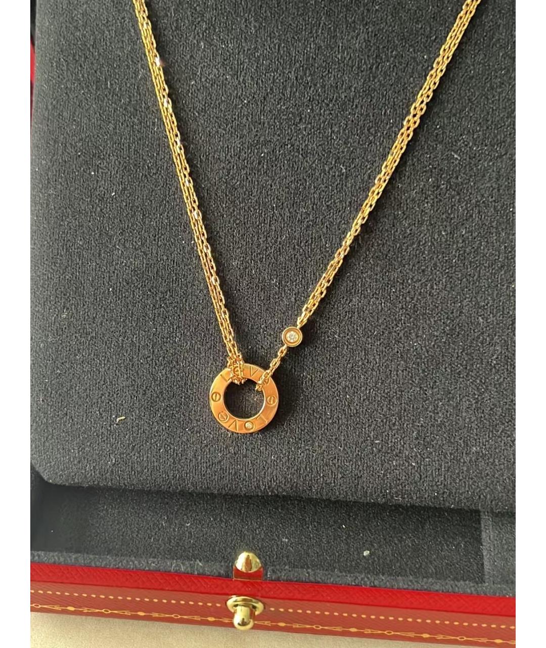 CARTIER Золотая подвеска, фото 2