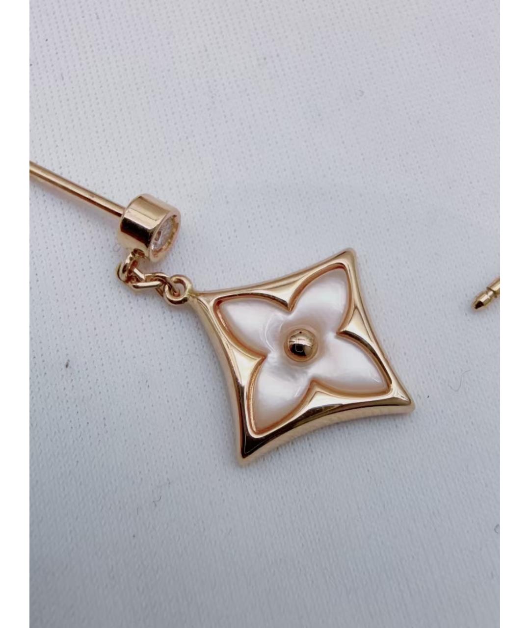 LOUIS VUITTON Золотые серьги, фото 4