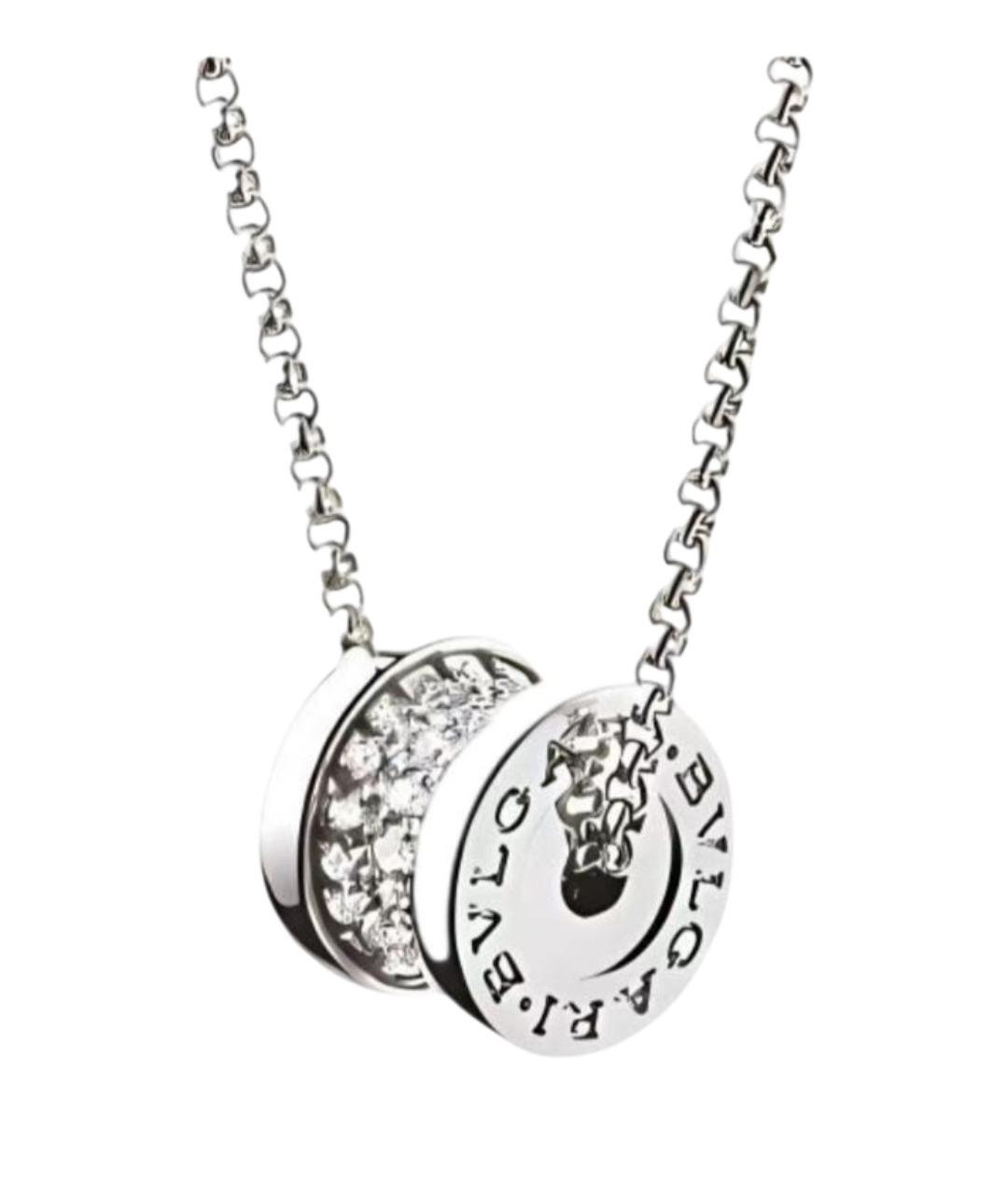 BVLGARI Серебряная подвеска из белого золота, фото 1