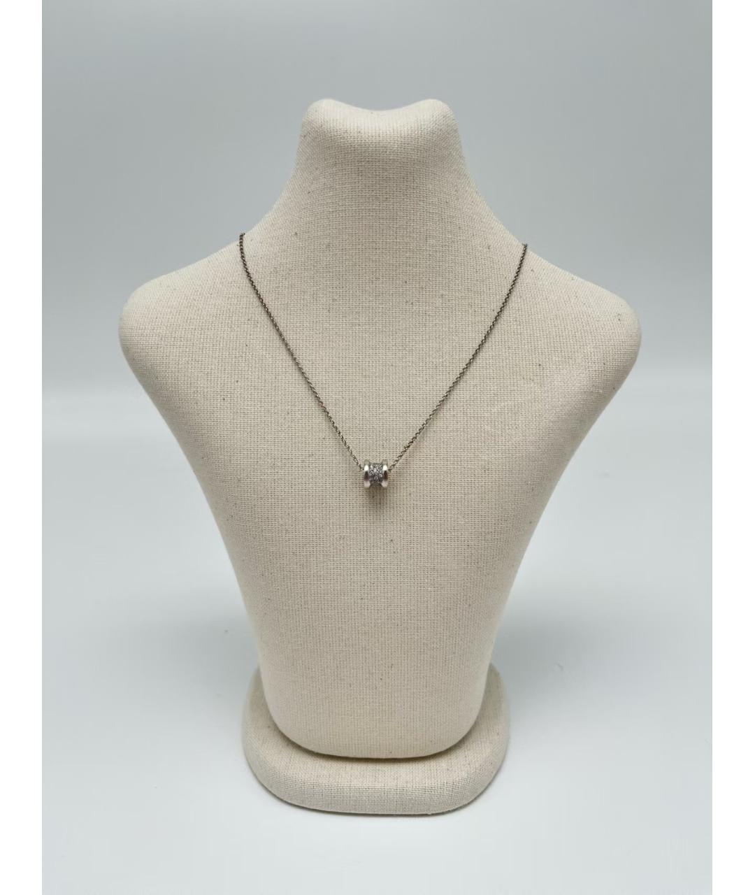 BVLGARI Серебряная подвеска из белого золота, фото 2