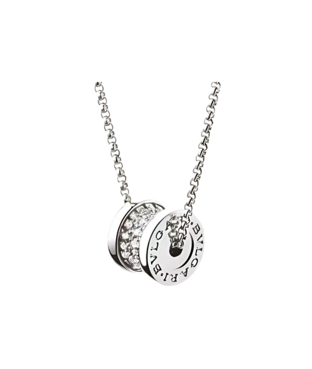 BVLGARI Серебряная подвеска из белого золота, фото 5