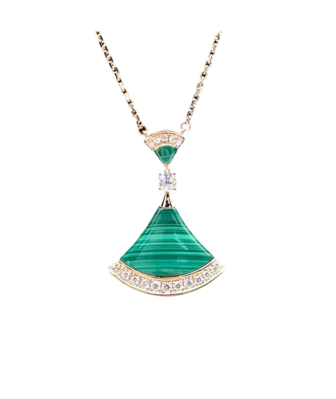 BVLGARI Зеленая подвеска, фото 1