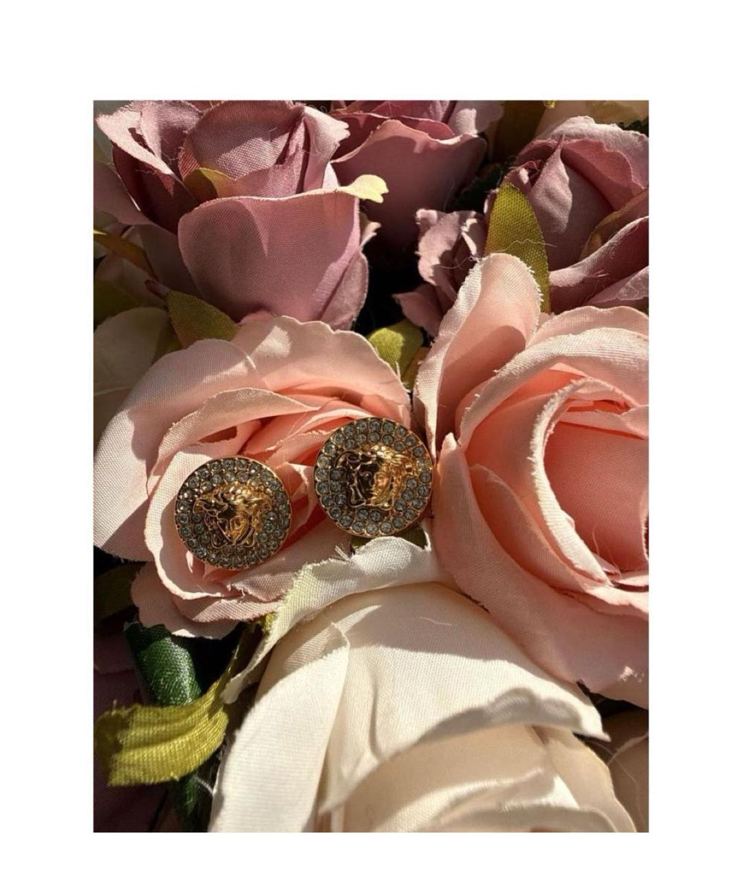 VERSACE Золотые серьги, фото 6