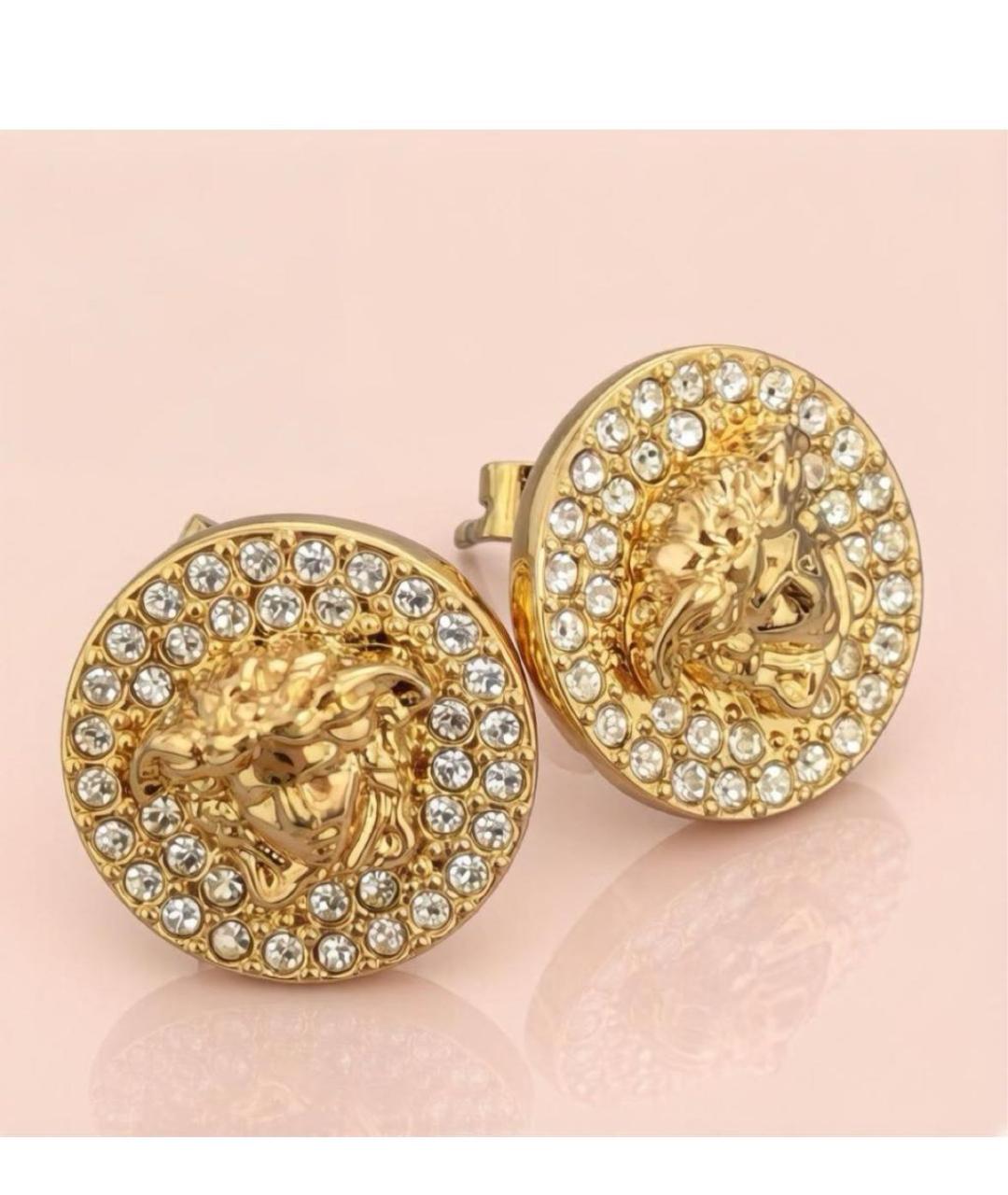 VERSACE Золотые серьги, фото 3