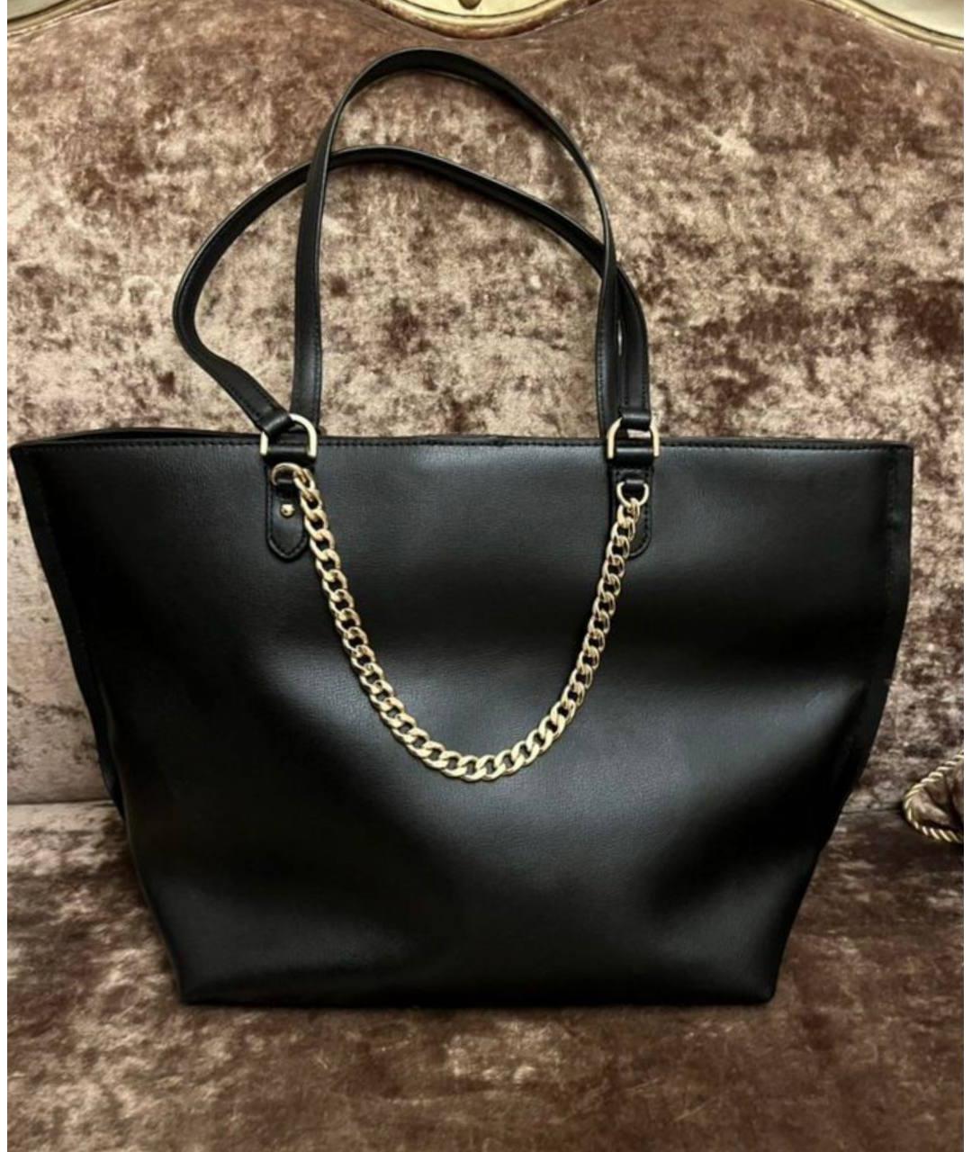 MICHAEL KORS Черная сумка тоут, фото 2