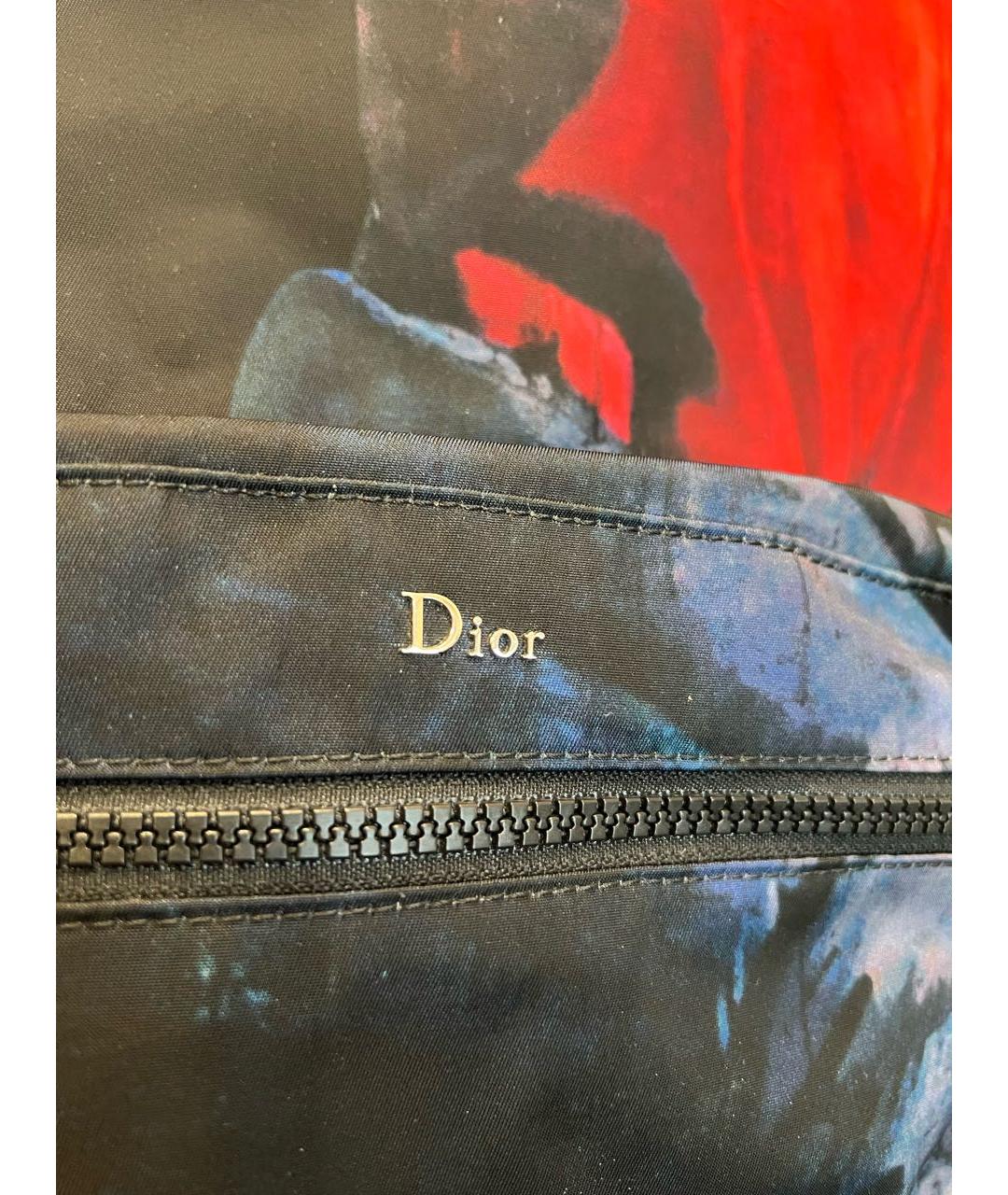 CHRISTIAN DIOR Черный нейлоновый рюкзак, фото 5