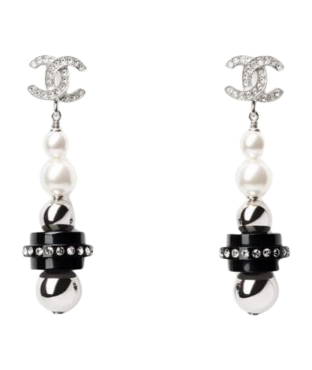 CHANEL Металлические серьги, фото 1