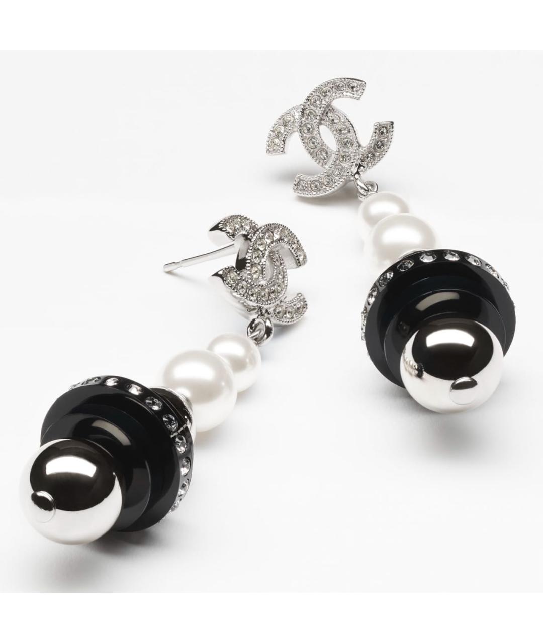 CHANEL Металлические серьги, фото 2