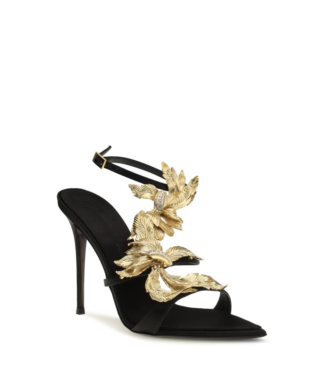 GIUSEPPE ZANOTTI DESIGN Черные босоножки, фото 2