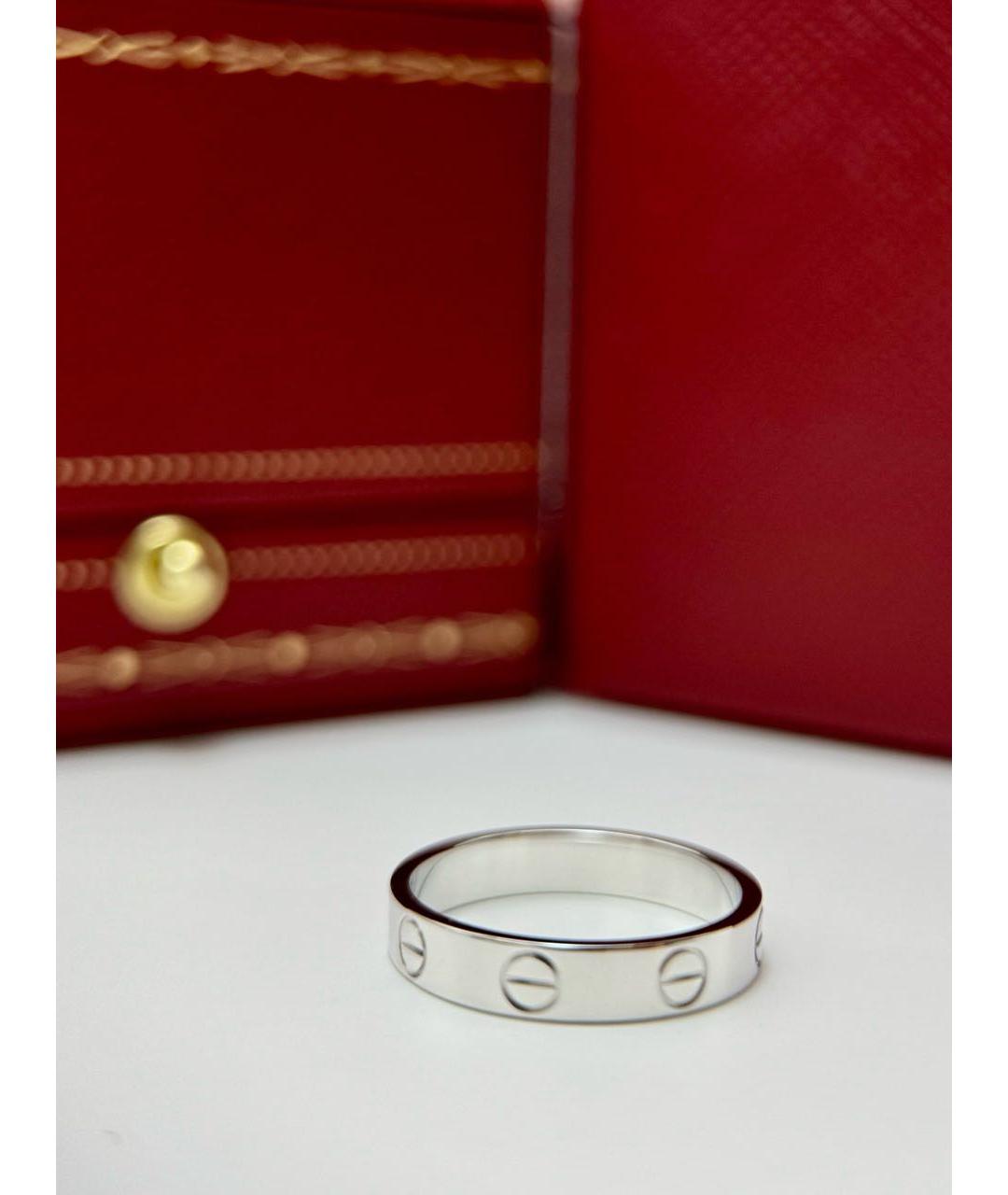 CARTIER Серебряное кольцо из белого золота, фото 2