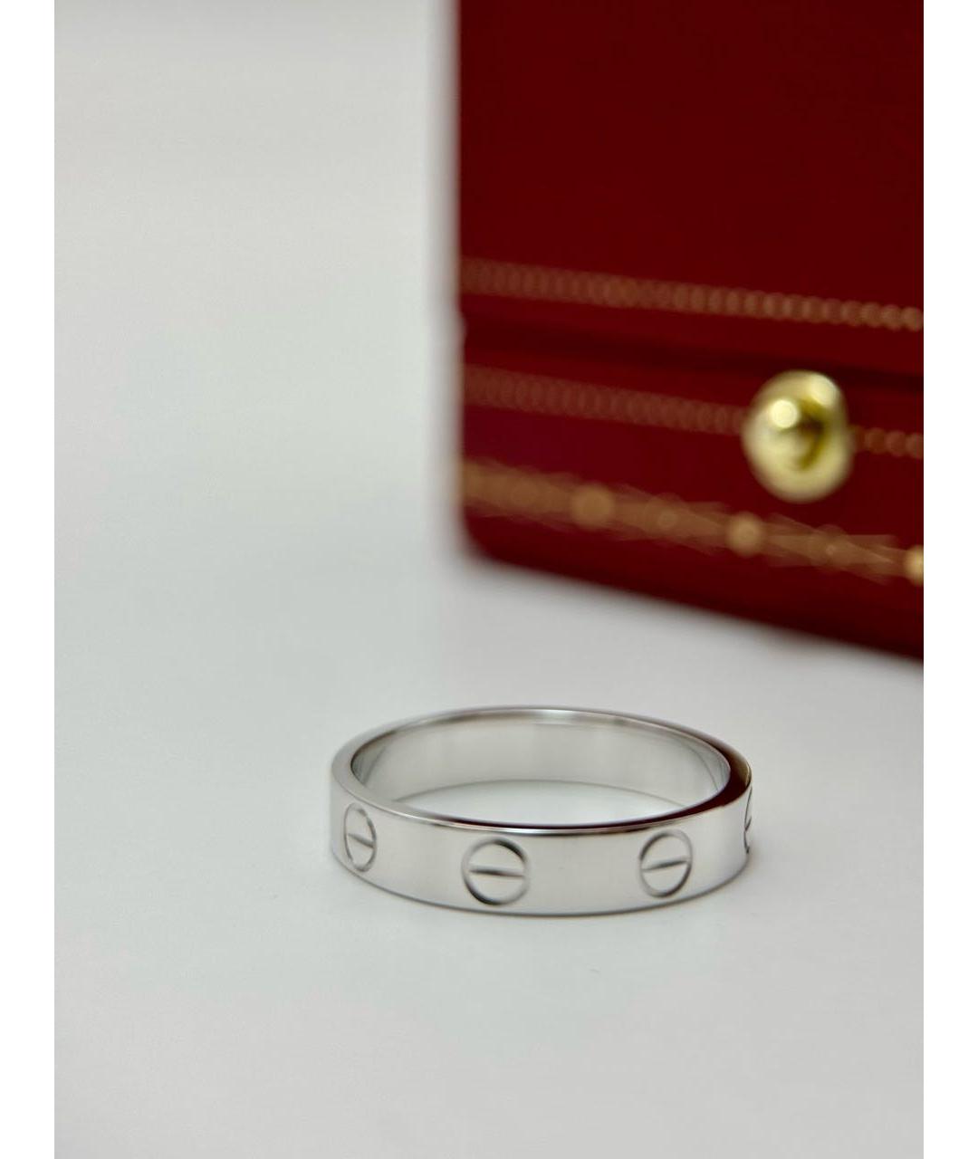 CARTIER Серебряное кольцо из белого золота, фото 3