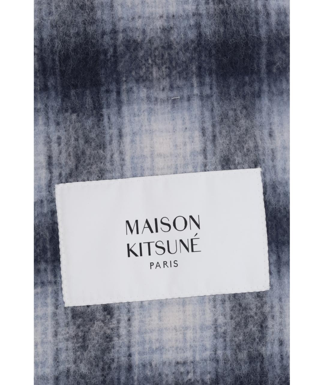 MAISON KITSUNE Мульти шерстяной шарф, фото 3