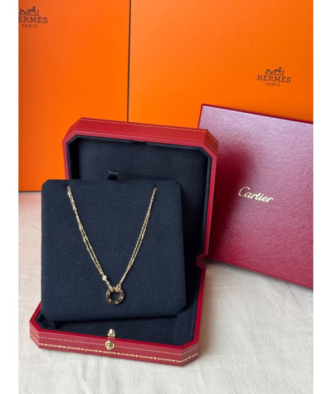 CARTIER Золотая подвеска, фото 2