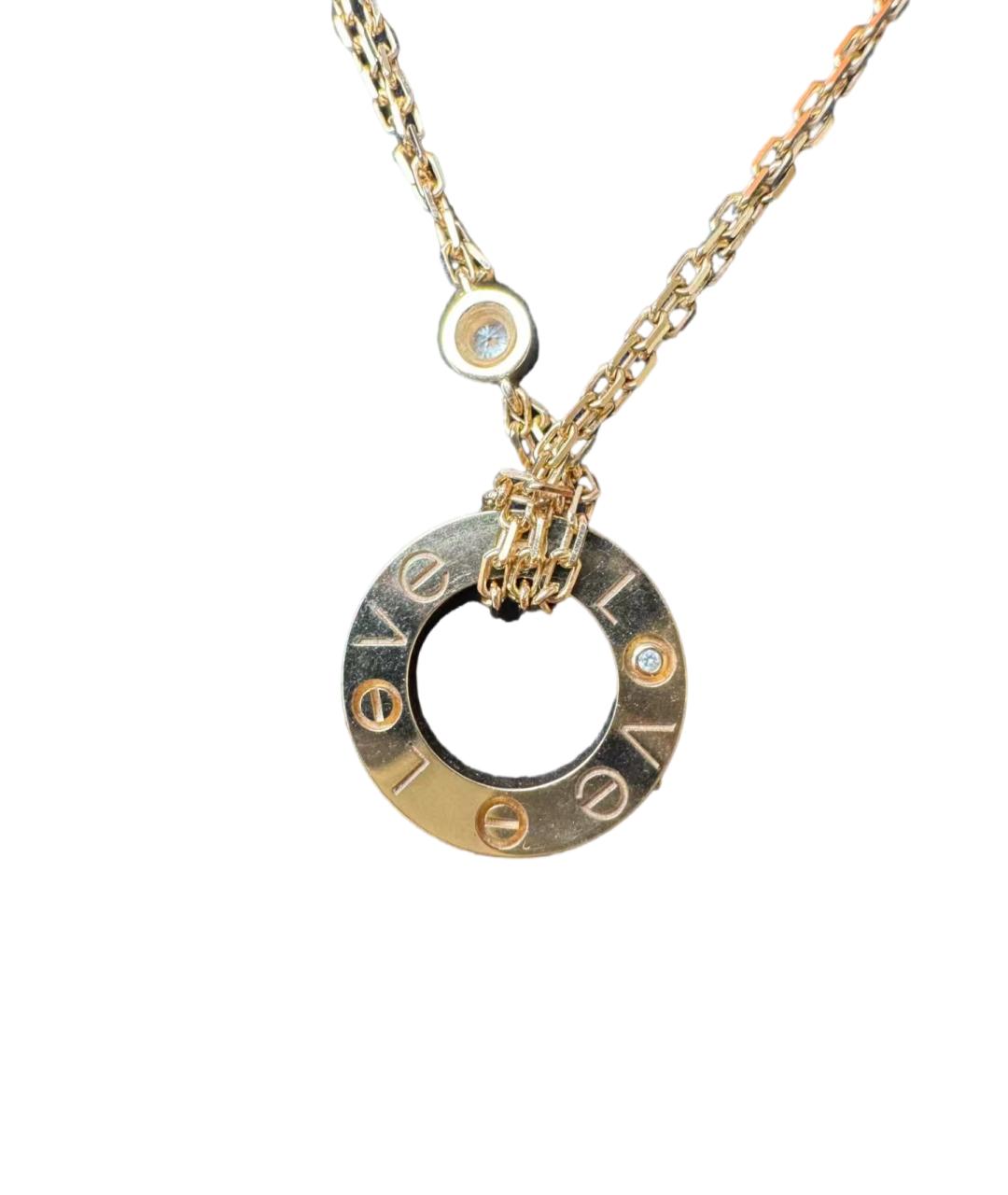 CARTIER Золотая подвеска, фото 1