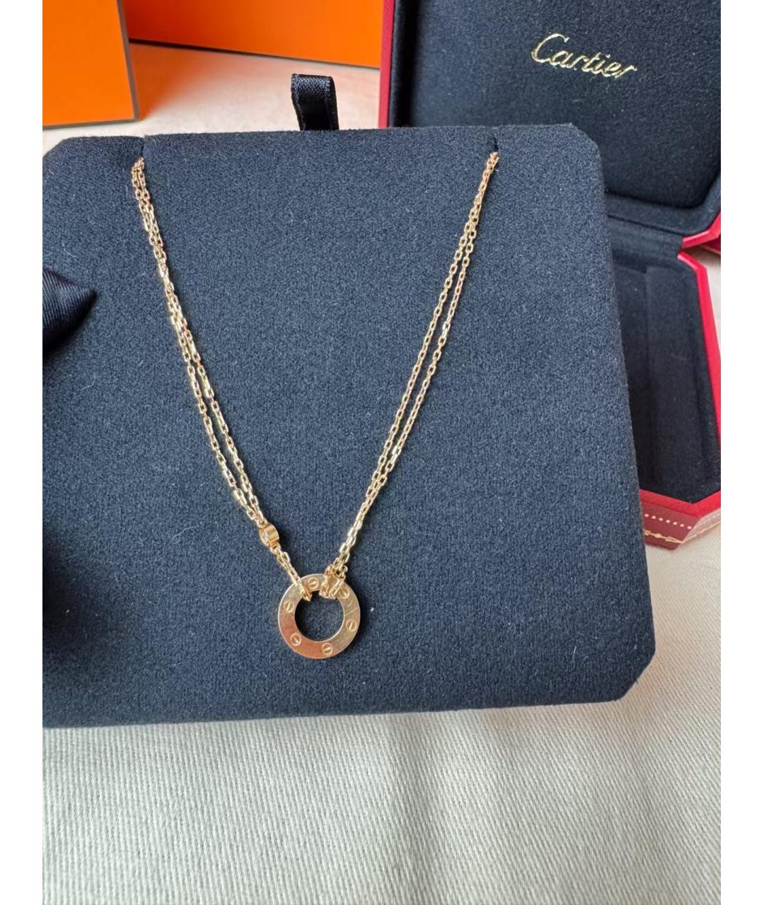 CARTIER Золотая подвеска, фото 3