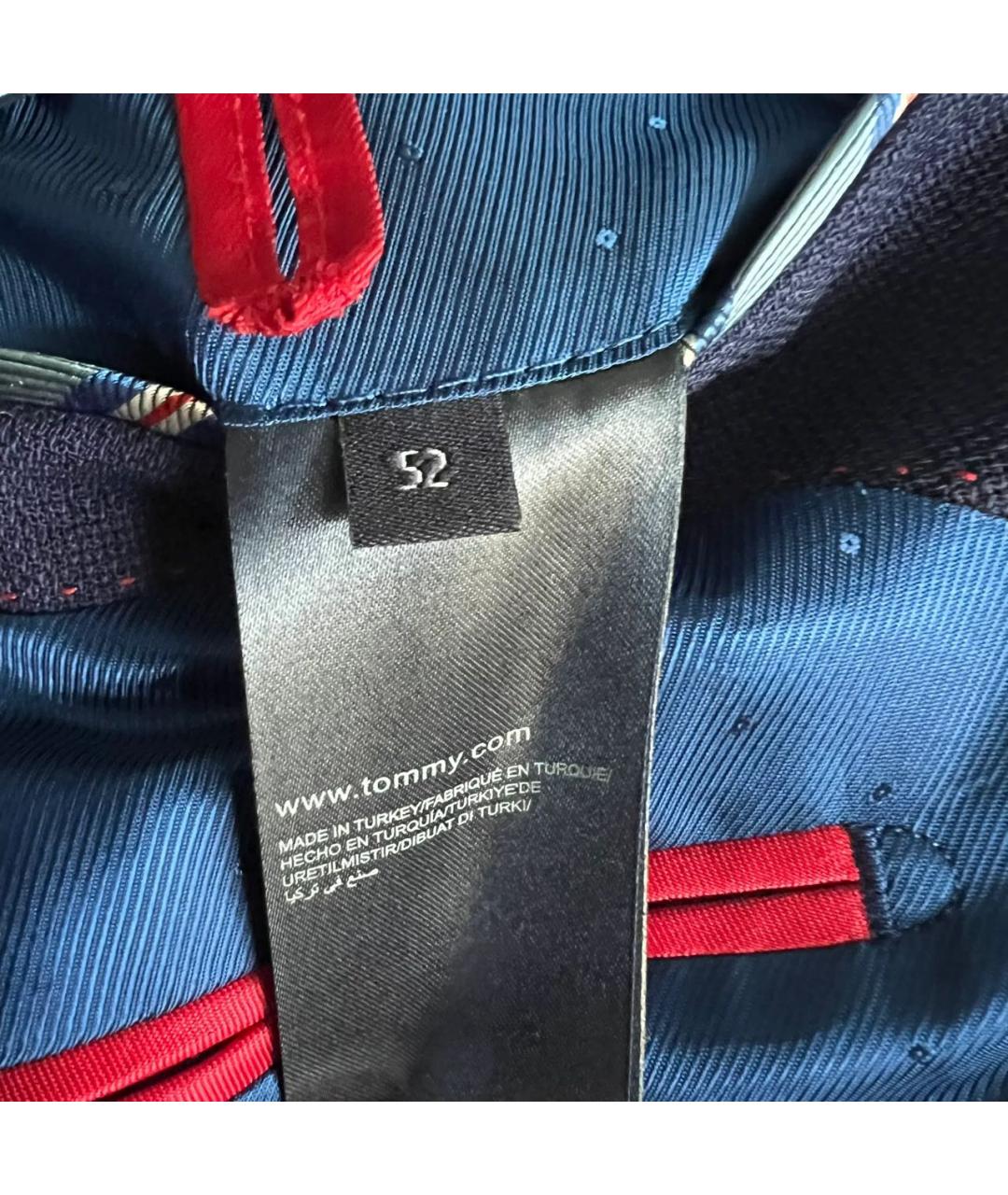 TOMMY HILFIGER Синий вискозный пиджак, фото 4