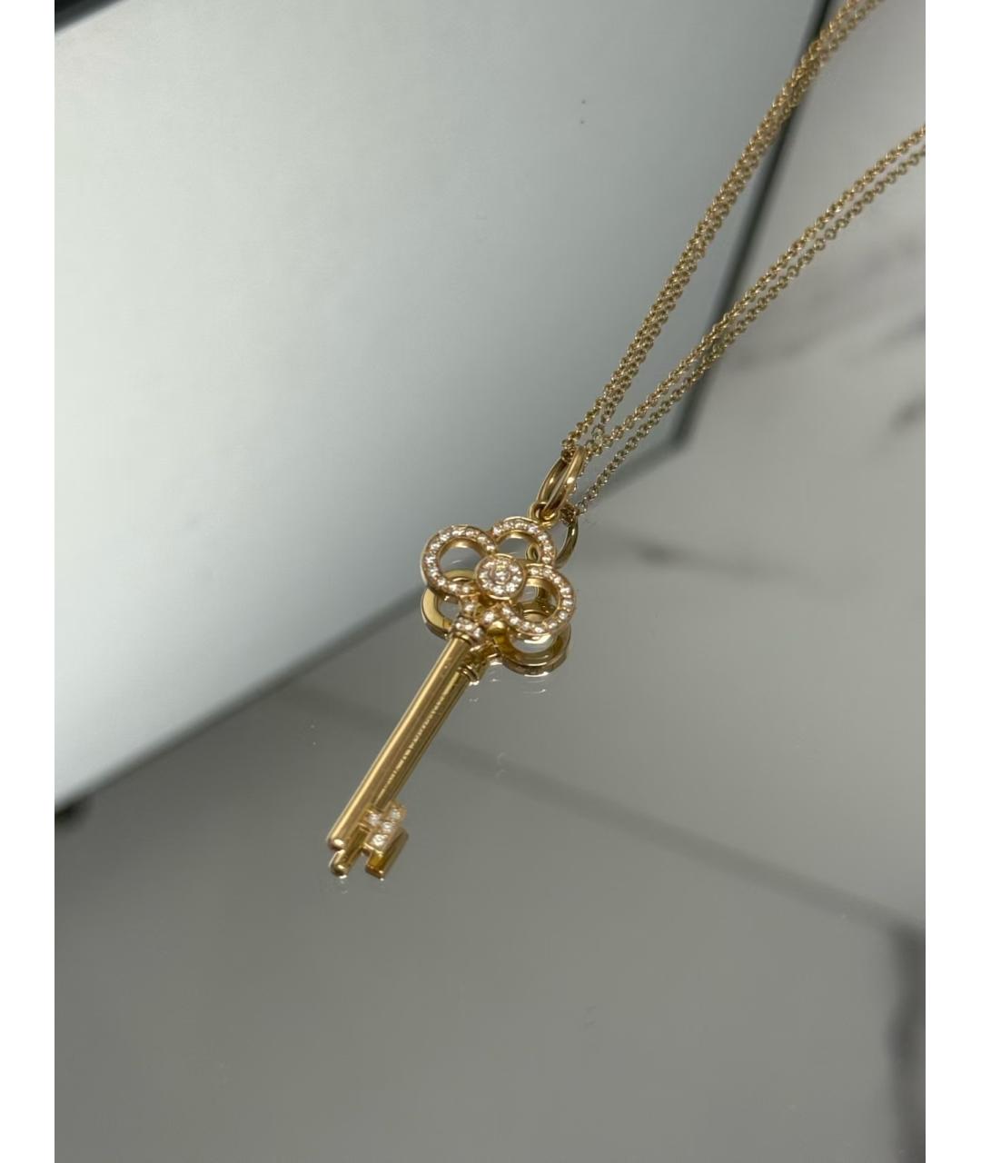 TIFFANY&CO Золотая подвеска, фото 4