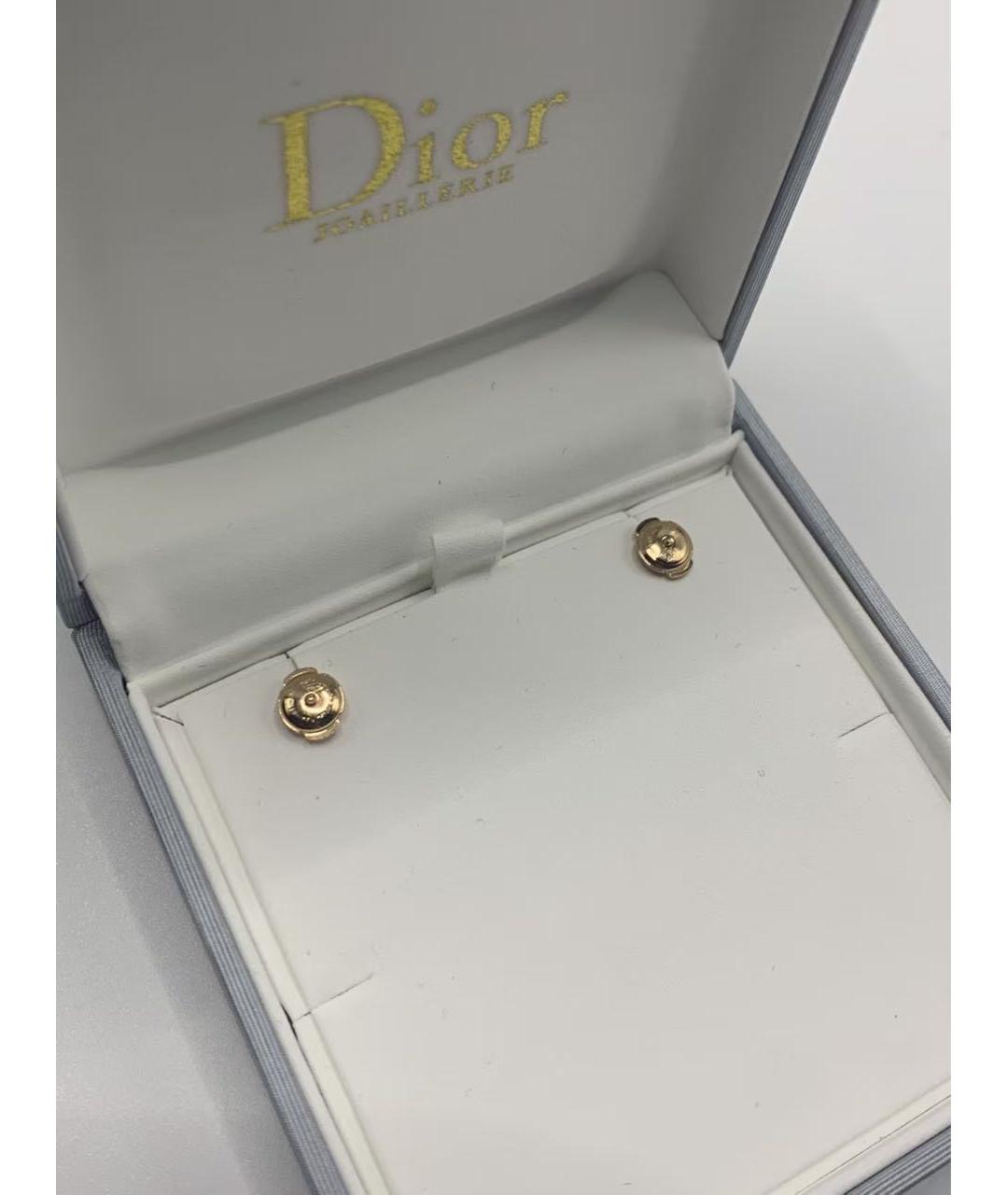 CHRISTIAN DIOR Золотые серьги из желтого золота, фото 3