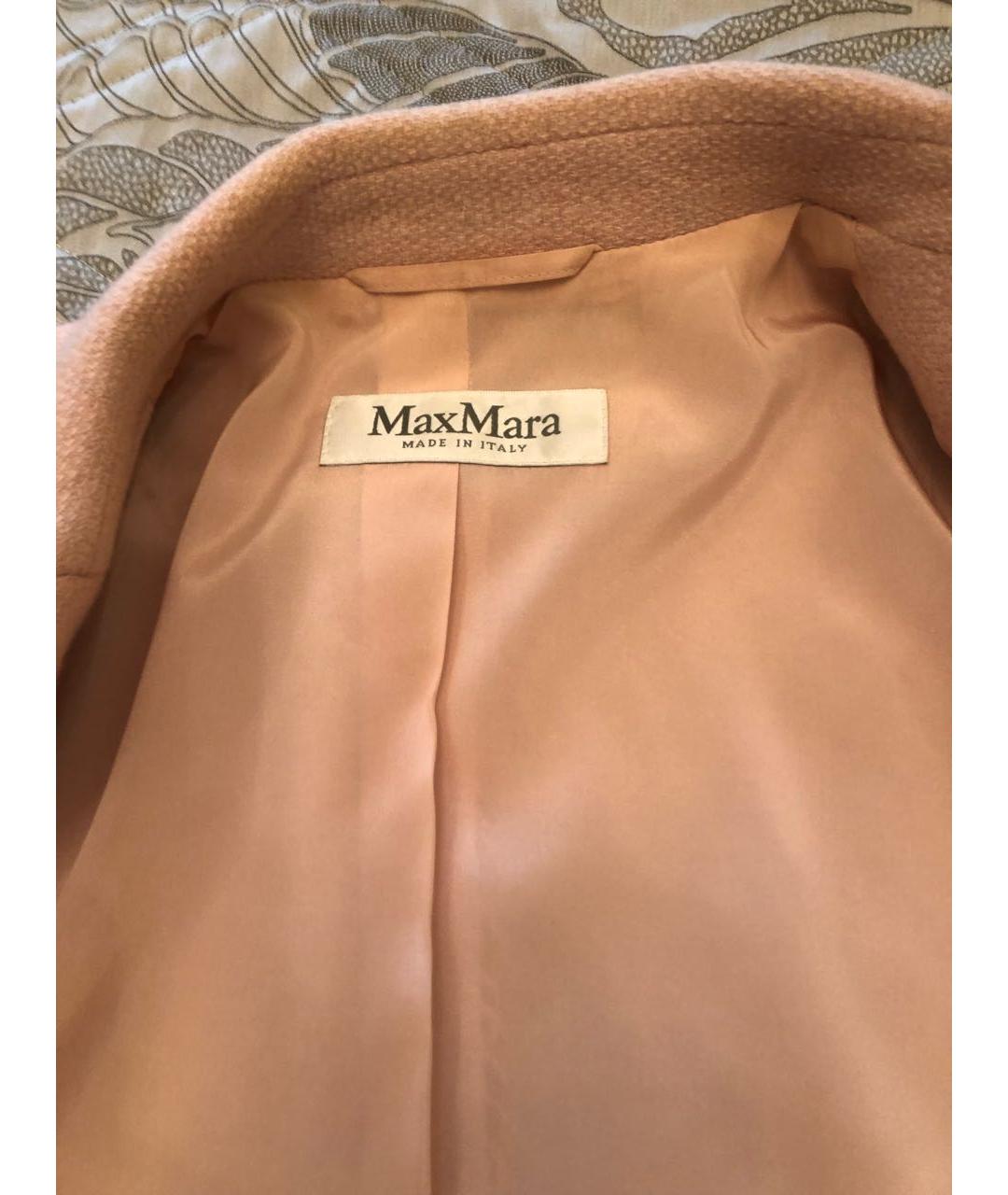MAX MARA Коралловый кашемировый жакет/пиджак, фото 3