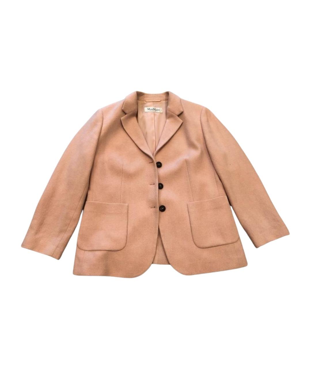 MAX MARA Коралловый кашемировый жакет/пиджак, фото 1