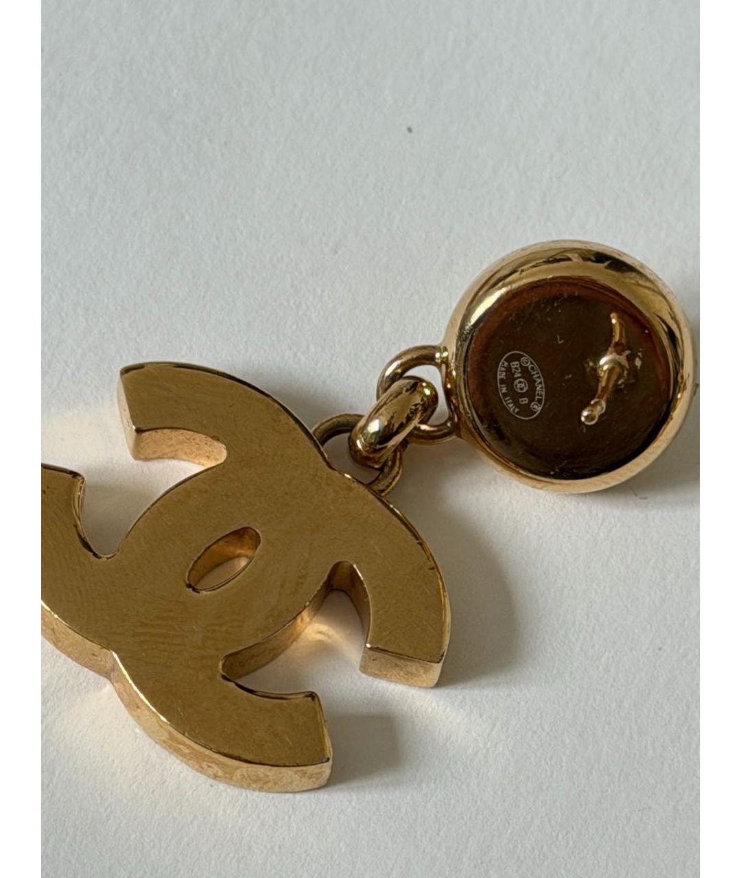 CHANEL Черные серьги, фото 2
