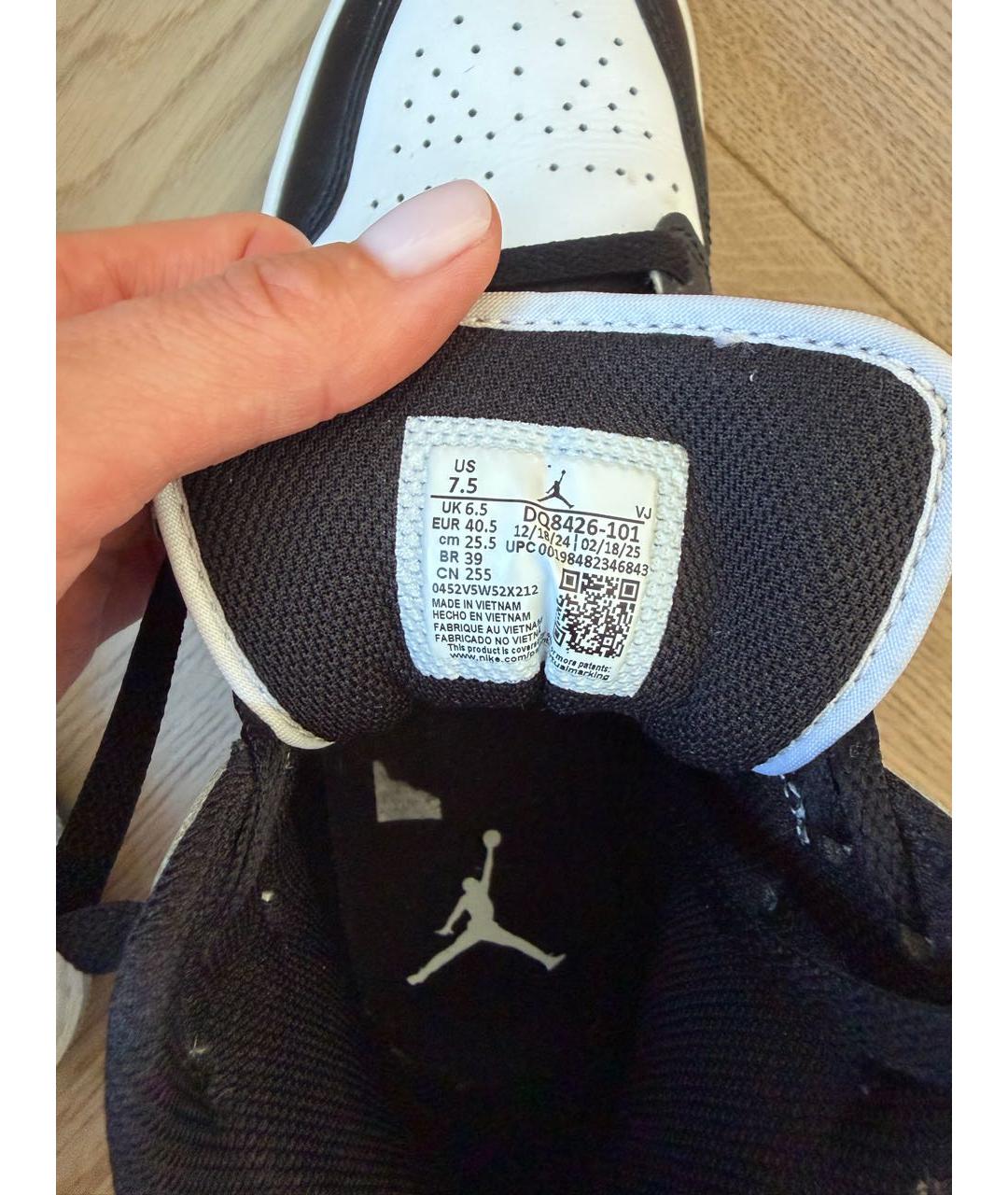 NIKE Черные кожаные кеды, фото 6